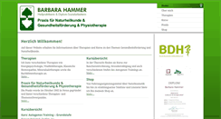 Desktop Screenshot of heilpraktikerin-hammer.de